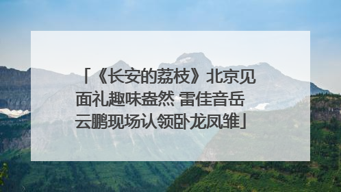 《长安的荔枝》北京见面礼趣味盎然 雷佳音岳云鹏现场认领卧龙凤雏
