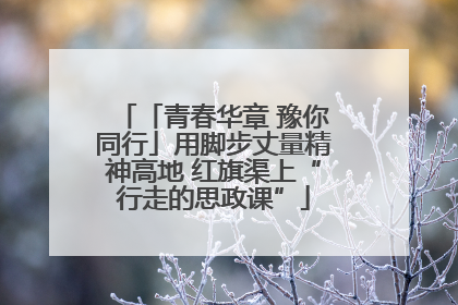 「青春华章 豫你同行」用脚步丈量精神高地 红旗渠上“行走的思政课”