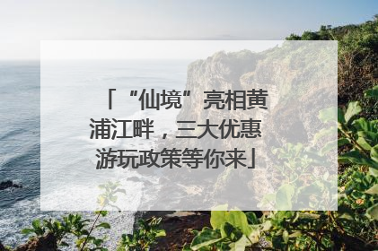 “仙境”亮相黄浦江畔，三大优惠游玩政策等你来