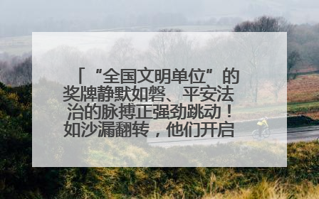 “全国文明单位”的奖牌静默如磐、平安法治的脉搏正强劲跳动！如沙漏翻转，他们开启了全新的计时