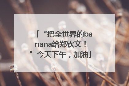 “把全世界的banana给郑钦文！”今天下午，加油