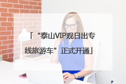 “泰山VIP观日出专线旅游车”正式开通
