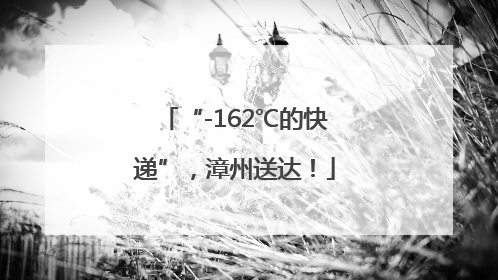 “-162℃的快递”，漳州送达！