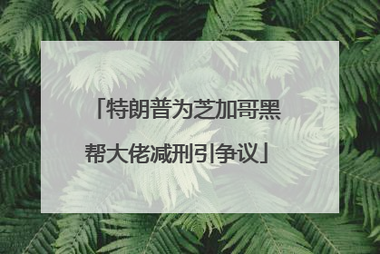 特朗普为芝加哥黑帮大佬减刑引争议