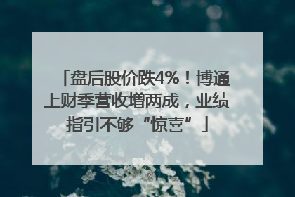 盘后股价跌4%！博通上财季营收增两成，业绩指引不够“惊喜”