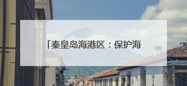 秦皇岛海港区：保护海洋环境 守护共同家园