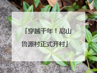 穿越千年！尼山鲁源村正式开村