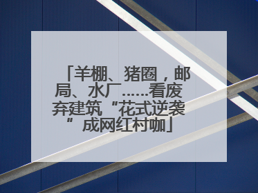 羊棚、猪圈，邮局、水厂……看废弃建筑“花式逆袭”成网红村咖