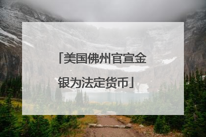 美国佛州官宣金银为法定货币
