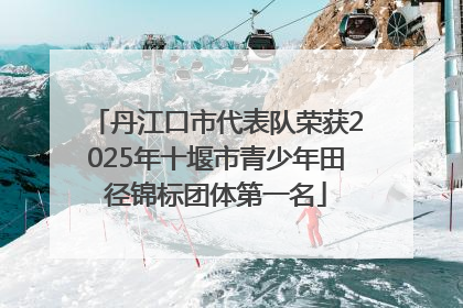 丹江口市代表队荣获2025年十堰市青少年田径锦标团体第一名