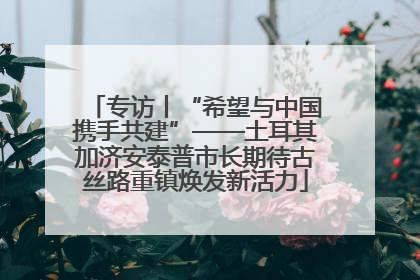 专访丨“希望与中国携手共建”——土耳其加济安泰普市长期待古丝路重镇焕发新活力