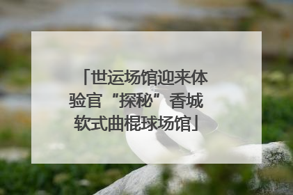 世运场馆迎来体验官“探秘”香城软式曲棍球场馆
