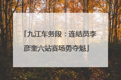 九江车务段：连结员李彦奎六站赛场勇夺魁