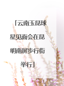 云南玉昆球星见面会在昆明南屏步行街举行