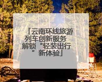 云南环线旅游列车创新服务 解锁“轻装出行”新体验
