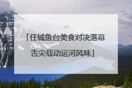 任城鱼台美食对决落幕 舌尖载动运河风味
