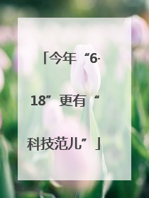 今年“6·18”更有“科技范儿”