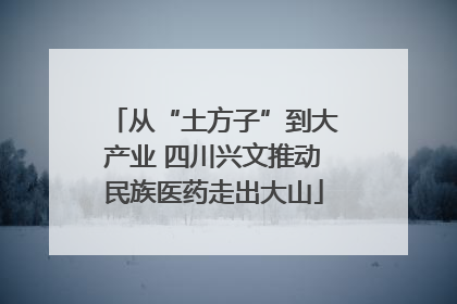 从“土方子”到大产业 四川兴文推动民族医药走出大山