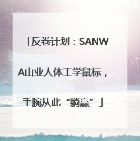 反卷计划：SANWA山业人体工学鼠标，手腕从此“躺赢”