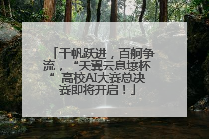 千帆跃进，百舸争流，“天翼云息壤杯”高校AI大赛总决赛即将开启！