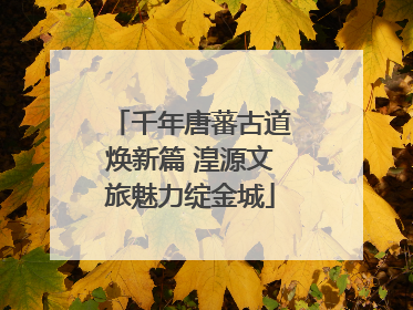 千年唐蕃古道焕新篇 湟源文旅魅力绽金城