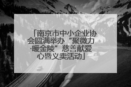 南京市中小企业协会圆满举办“聚微力·暖金陵”慈善献爱心暨义卖活动
