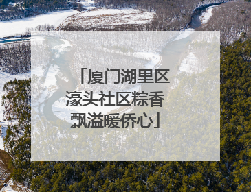 厦门湖里区濠头社区粽香飘溢暖侨心