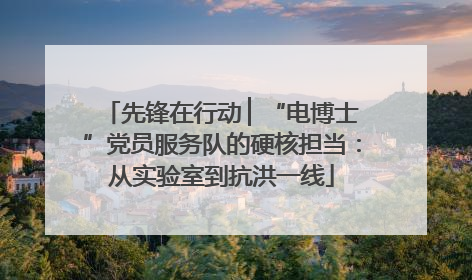 先锋在行动 ▏“电博士”党员服务队的硬核担当：从实验室到抗洪一线