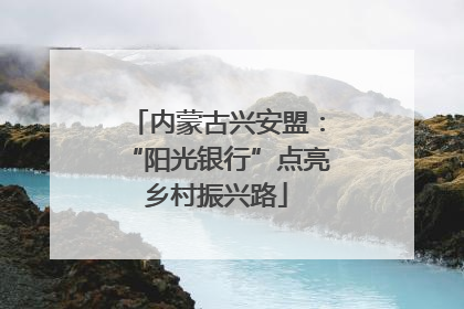 内蒙古兴安盟：“阳光银行”点亮乡村振兴路