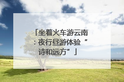坐着火车游云南：夜行昼游体验“诗和远方”
