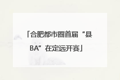 合肥都市圈首届“县BA”在定远开赛