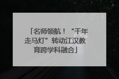 名师领航！“千年走马灯”转动江汉教育跨学科融合