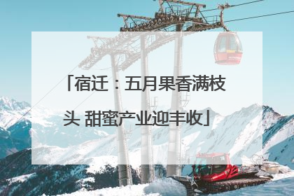 宿迁：五月果香满枝头 甜蜜产业迎丰收