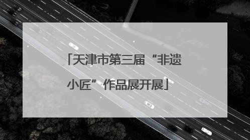 天津市第三届“非遗小匠”作品展开展