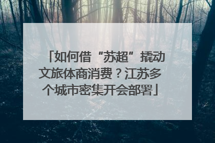 如何借“苏超”撬动文旅体商消费？江苏多个城市密集开会部署