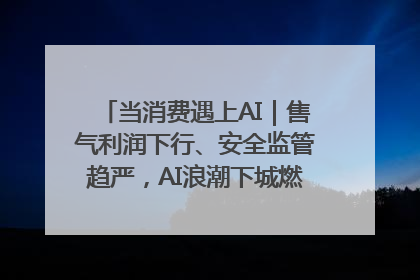当消费遇上AI｜售气利润下行、安全监管趋严，AI浪潮下城燃企业如何破局