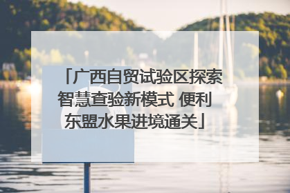 广西自贸试验区探索智慧查验新模式 便利东盟水果进境通关
