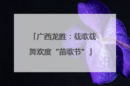 广西龙胜：载歌载舞欢度“苗歌节”
