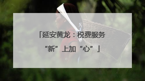 延安黄龙：税费服务“新”上加“心”