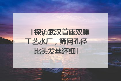 探访武汉首座双膜工艺水厂，筛网孔径比头发丝还细