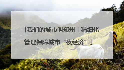 我们的城市叫郑州丨精细化管理保障城市“夜经济”