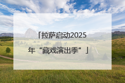 拉萨启动2025年“藏戏演出季”