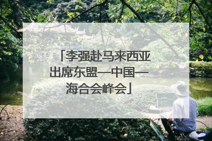 李强赴马来西亚出席东盟—中国—海合会峰会
