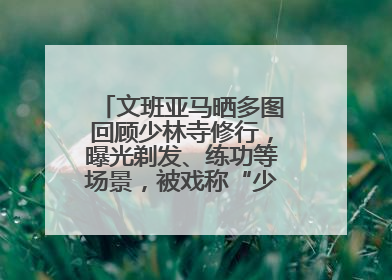 文班亚马晒多图回顾少林寺修行，曝光剃发、练功等场景，被戏称“少林第一高僧”