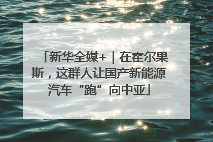 新华全媒+｜在霍尔果斯，这群人让国产新能源汽车“跑”向中亚