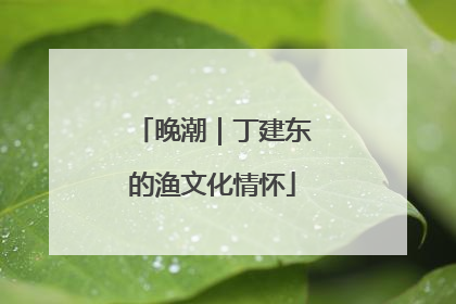 晚潮｜丁建东的渔文化情怀