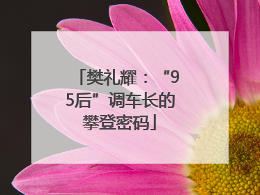 樊礼耀：“95后”调车长的攀登密码