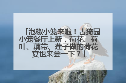泡椒小笼来啦！古猗园小笼餐厅上新，荷花、荷叶、藕带、莲子做的荷花宴也来尝一下？