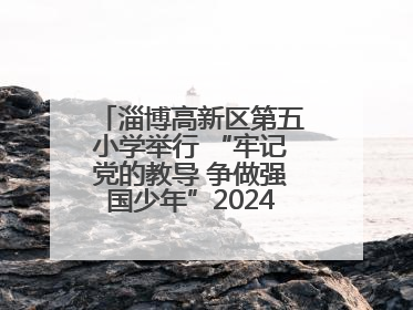 淄博高新区第五小学举行 “牢记党的教导 争做强国少年”2024级分批入队仪式