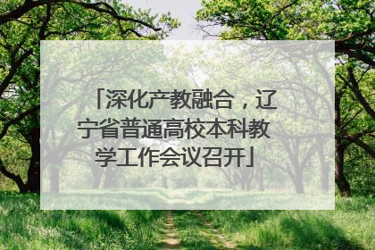 深化产教融合，辽宁省普通高校本科教学工作会议召开